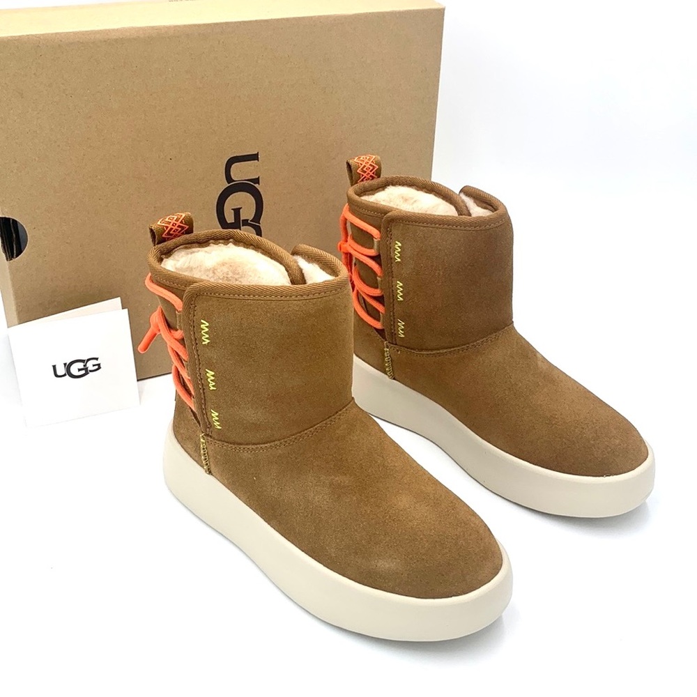 UGG Classic Boom Ankle Boot in Chestnut Size 5
